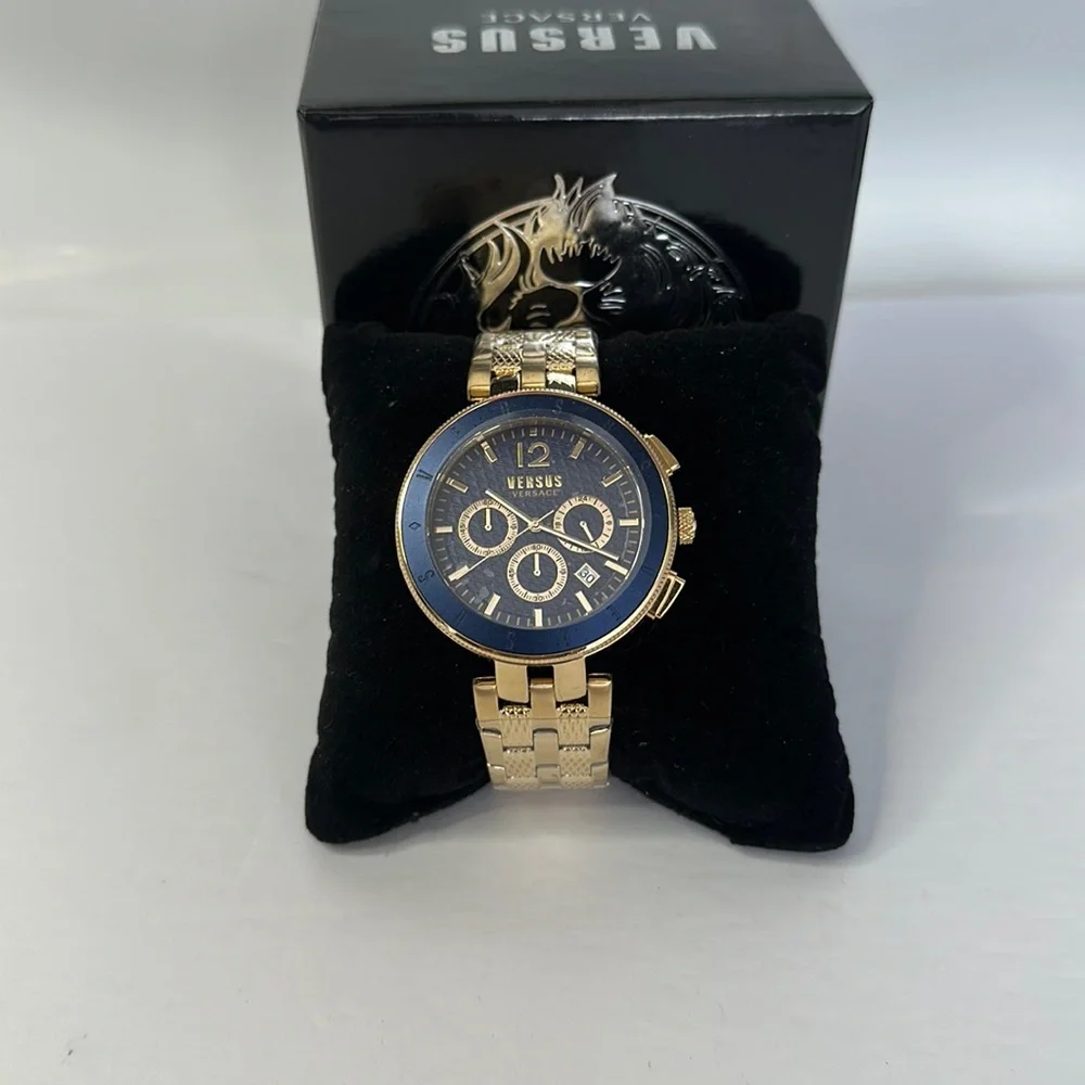 VERSUS VERSACE Logo Gent Chrono Bracelet Watch